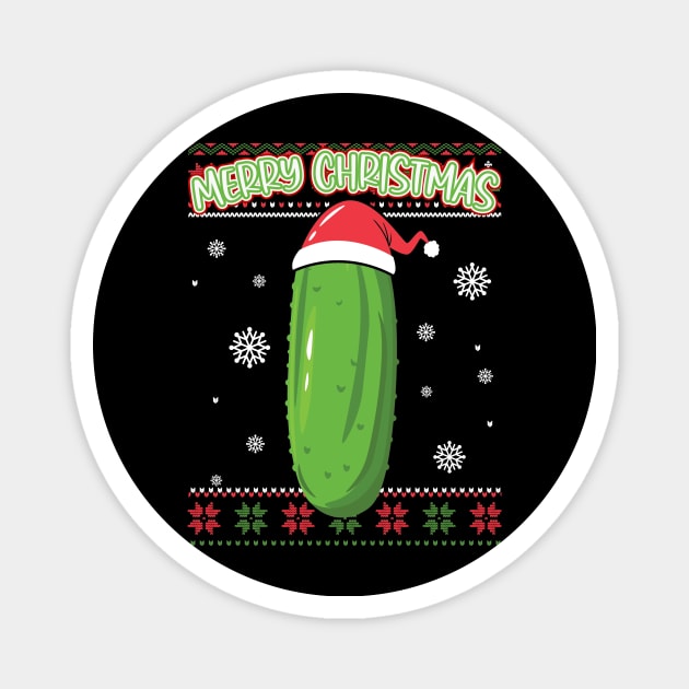 Pickle Christmas Magnet by RefinedApparelLTD